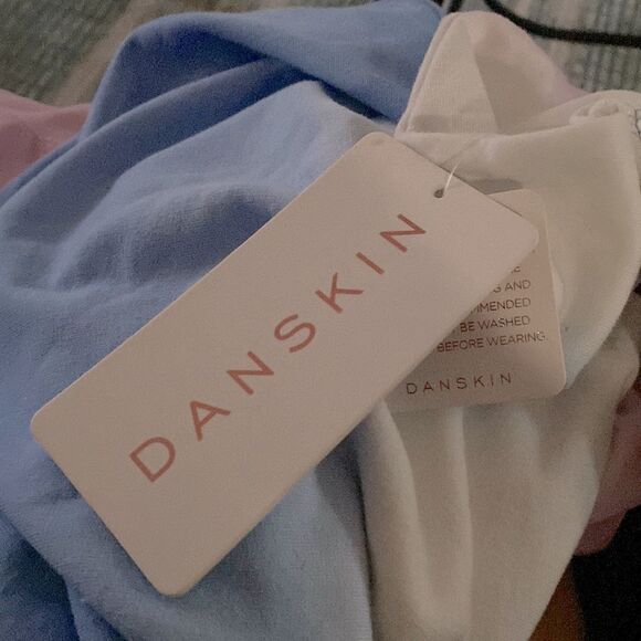 DANSKIN OMBRÉ HOODIE BLUE WONDER WITH ORCHID GLAZE L NWT - Picture 10 of 10